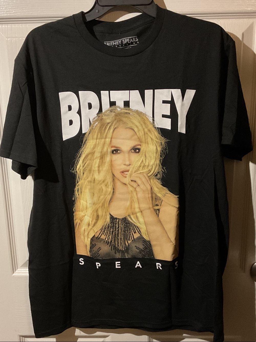 Britney Spears Black Graphic Short Sleeve Tee